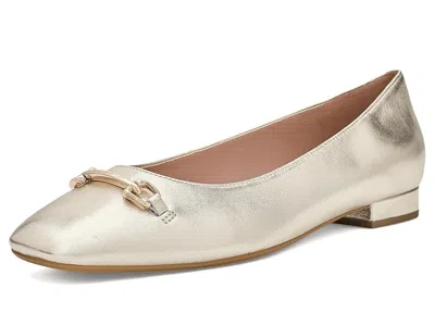 Cole Haan Go-to Verley Horsebit Ballet Flats Women's Shoes Soft Gold Leather: 5.5 B - Medium