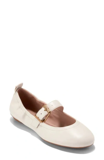 Cole Haan Graclyn Mary Jane Ballet Flat In White