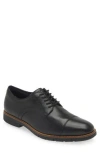 Cole Haan Grand 360 Cap Toe Derby In Black/natural
