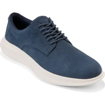 Cole Haan Grand Aerion Plain Toe Oxford In Blue