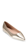 Cole Haan Grand Ambition 2.0 Ballet Flat In Gold