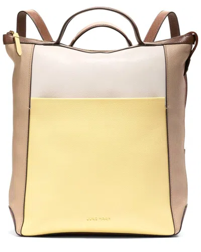 Cole Haan Grand Ambition Convertible Luxe Leather Backpack