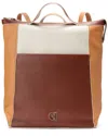 Cole Haan Grand Ambition Large Leather Backpack In Brown