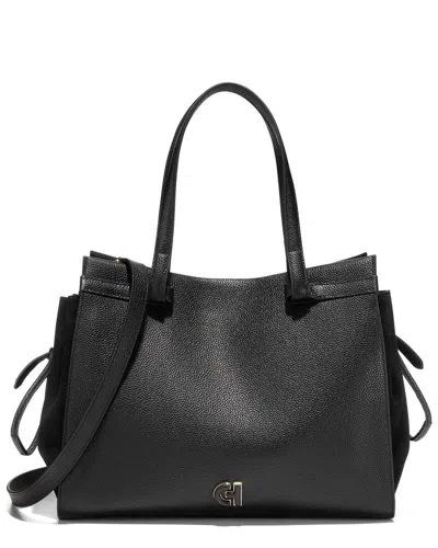 Cole Haan Grand Ambition Side-cinch Satchel In Black