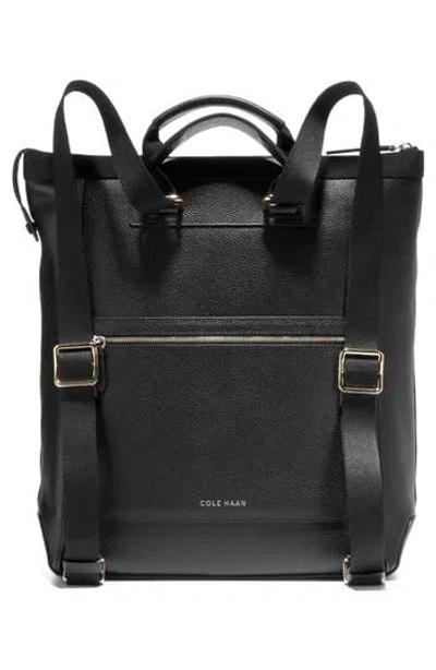 Cole Haan Grand Ambition Small Convertible Backpack In Black