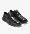 Cole Haan Grand+ C36938 Oxford Men 10.5 Black Leather Wingtip Dress Shoe Zpo2701