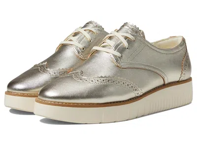 Cole Haan Grand City Platform Oxford In Metallic