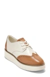 Cole Haan Grand City Platform Oxford In Dark Caramel