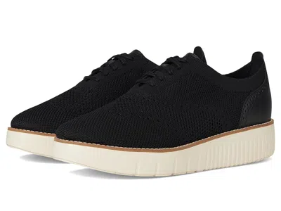 Cole Haan Grand City Platform Stitchlite Oxfords In Black