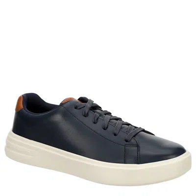 Cole Haan Grand+ Court Sneaker Men's Blue Leather Round Toe Casual Shoes Zogg801