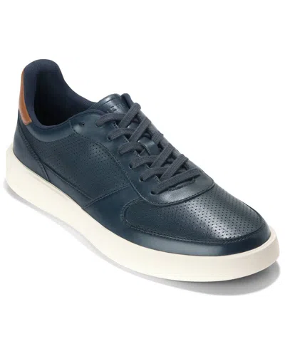 Cole Haan Grand Crosscourt Daily Court Leather Sneaker In Blue