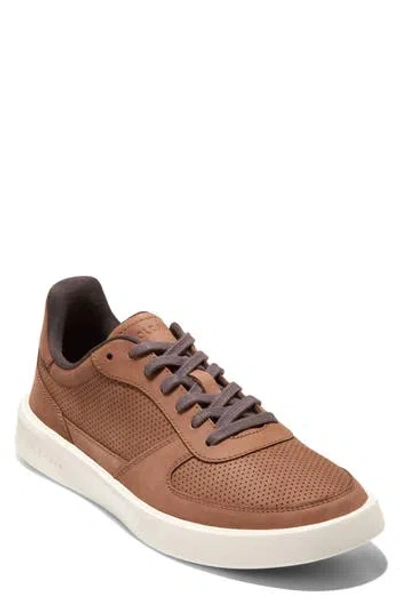 Cole Haan Grand Crosscourt Daily Court Sneaker In Brown