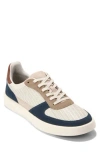 Cole Haan Men's Grand Crosscourt Daily Court Sneakers In Ivory/big Dipper/ivory