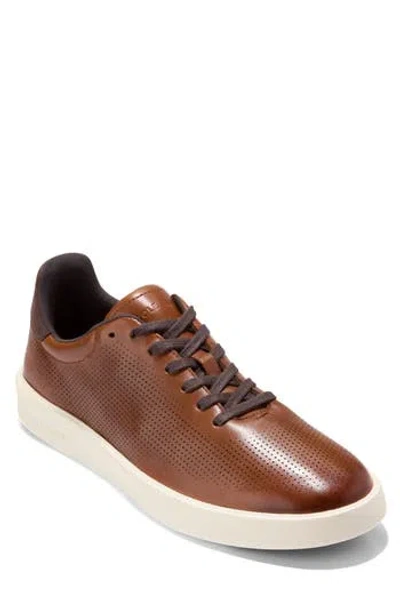 Cole Haan Grand Crosscourt Daily Laser Sneaker In Brown