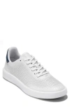 Cole Haan Grand Crosscourt Daily Laser Sneaker In Optic White/navy Blazer