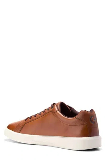 Cole Haan Grand Crosscourt Daily Sneaker In British Tan/dark Chocolate
