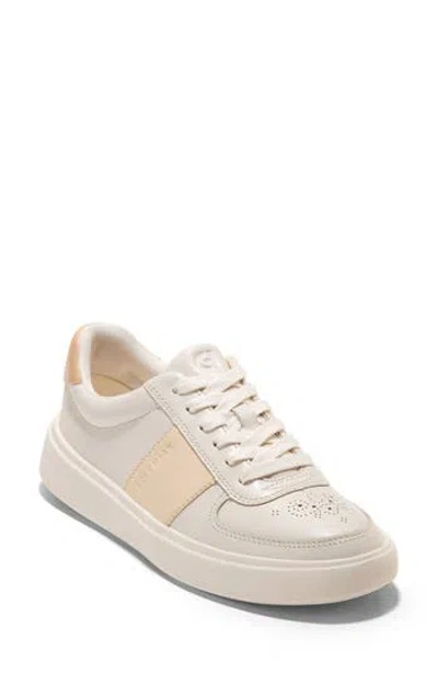 Cole Haan Grand Crosscourt Della Sneaker In Ivory/vanilla Custard
