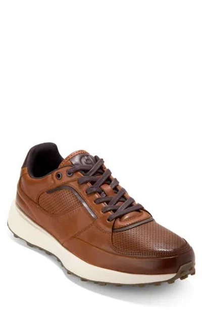 Cole Haan Grand Crosscourt Downtown Sneaker In British Tan/madeira/ivory