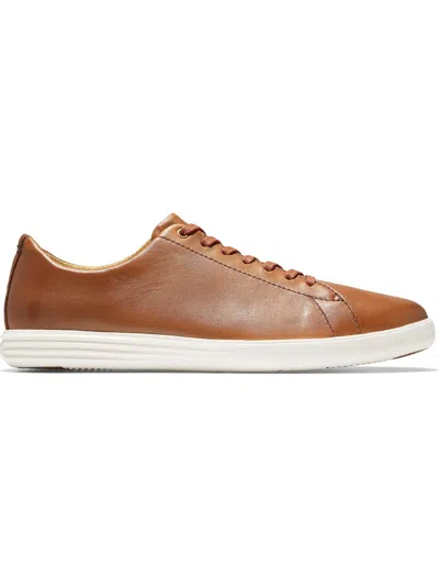 Cole Haan Grand Crosscourt Ii Sneaker In Tan Leathe