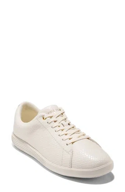Cole Haan Grand Crosscourt Ii Snakeskin Texture Sneaker In Neutral