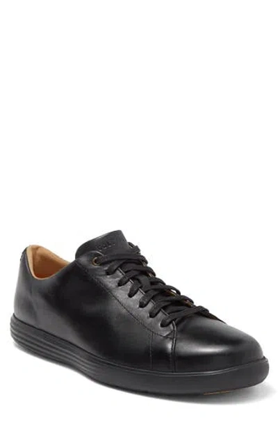 Cole Haan Grand Crosscourt Ii Sneaker In Black Leather