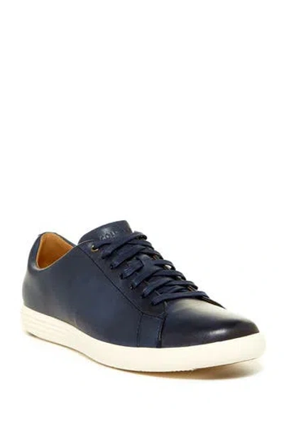 Cole Haan Grand Crosscourt Ii Sneaker In Navy Leath