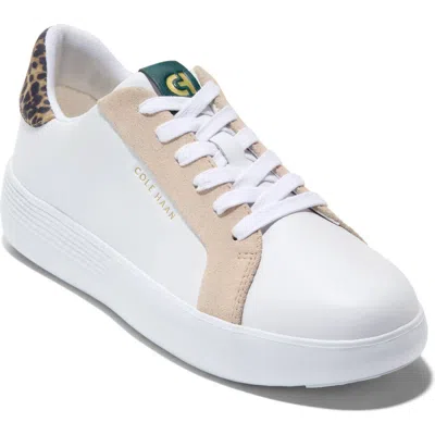 Cole Haan Grand Crosscourt Joy Platform Sneaker In Optic White/chai