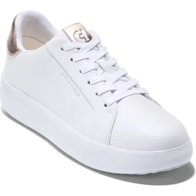 Cole Haan Grand Crosscourt Joy Platform Sneaker In White