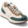 Cole Haan Grand Crosscourt Meadow Sneaker In Ivory Mesh/green Leather