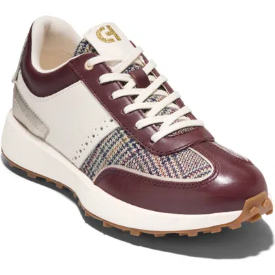 Cole Haan Grand Crosscourt Meadow Sneaker In Plaid/ivory