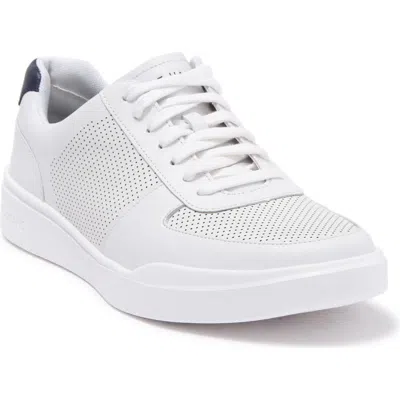 Cole Haan Grand Crosscourt Modern Perforated Sneaker In Optic White/peacoat