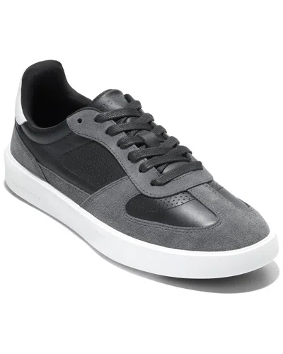 Cole Haan Grand Crosscourt Modern Turf Suede Sneaker In Black