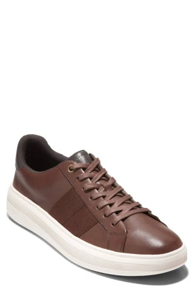 Cole Haan Grand Crosscourt Premier Sneaker In Ch Dark Coffee