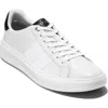 Cole Haan Grand Crosscourt Premier Sneaker In White/black/birch