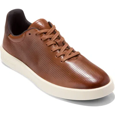 Cole Haan Grand Crosscourt Sneaker In British Tan/ch Dk Cho