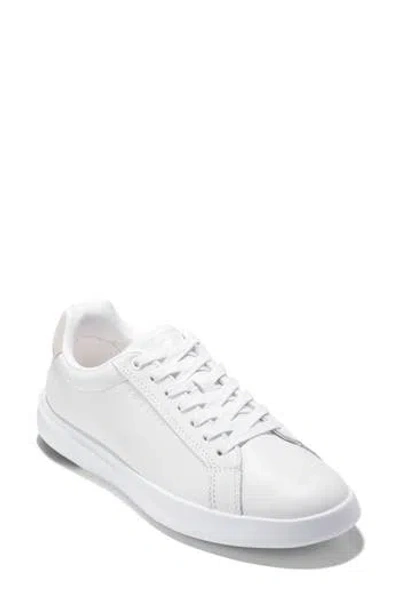 Cole Haan Grand Crosscourt Tennis Shoe In White