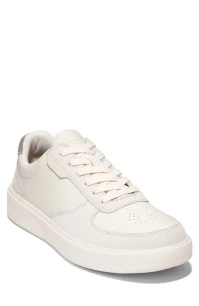 Cole Haan Grand Crosscourt Transition Sneaker In Ivory/silver Birch/ivory