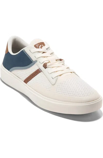 Cole Haan Grand Crosscourt Winner Sneakers Mens Ivory Casual Shoes Gal2077 In Multi