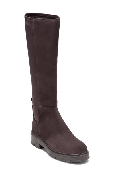Cole Haan Grand Flex Fenella Waterproof Leather Knee High Boot In Burgundy