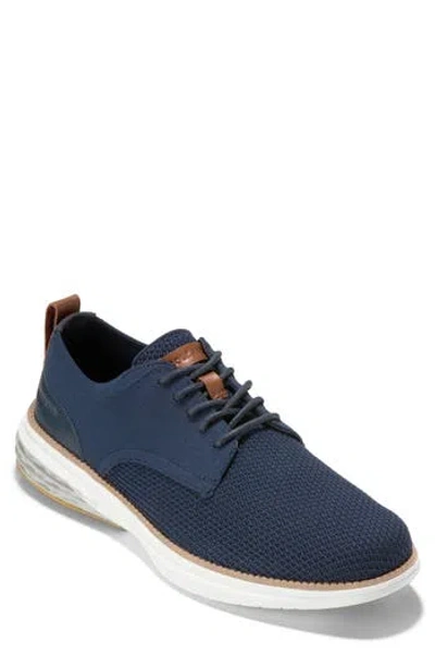 Cole Haan Grand Hurrion Stitchlite™ Plain Toe Oxford In Blue