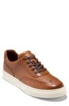 Cole Haan Grand Remix Derby In British Tan/ivory