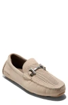 Cole Haan Grand Laser Bit Driver In Sesame Nubuck/gum