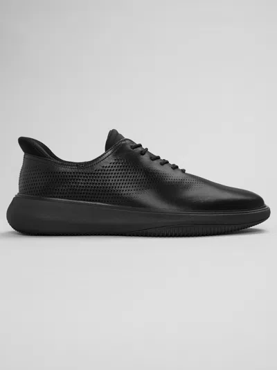 Cole Haan Grand Phaze Laser Quick-on Hybrid Oxfords In Black