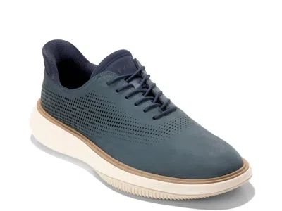 Cole Haan Grand Phaze Quickon Oxford In Blue
