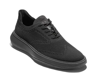 Cole Haan Grand Phaze Stitchlite Laser Oxford In Black
