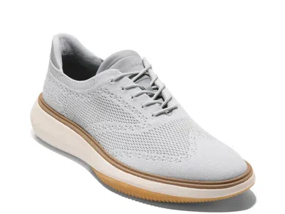 Cole Haan Grand Phaze Stitchlite Laser Oxford In Gray