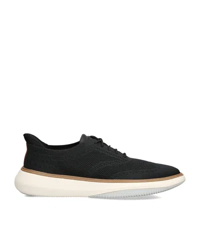 Cole Haan Grand Phaze Stitchlite Quick-on Oxford Sneakers In Black