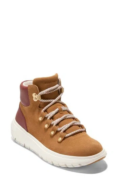 Cole Haan Grand Raelyn Waterproof Hiking Boot In Brown