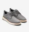 Cole Haan Grand Remix C40424 Oxford Mens Quiet Shade Leather Shoes Ver426 In Gray