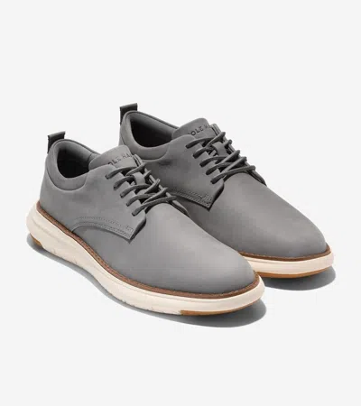 Cole Haan Grand Remix C40424 Oxford Mens Quiet Shade Leather Shoes Ver426 In Gray